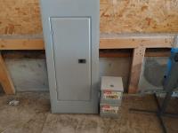 100 Amp Electrical Panel with Two Junction Boxes