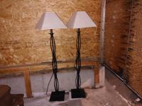 (2) 48 Inch Floor Lamps