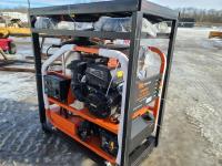 TMG Industrial HW41R Skid Mounted 4000 PSI Hot Water Pressure Washer 