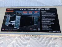 TMG Industrial MS1020A 10 Ft X 20 Ft Metal Shed