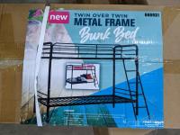 Twin Over Twin Metal Frame Bunk Bed