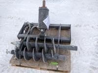 Hydraulic Auger Drive W/Bits - Skid Steer Attachment