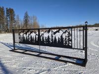 Free Standing Decorative Gates