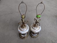 (2) Antique Lamps