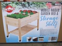 Wheeled Raised Garden Bed