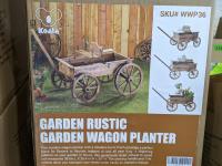 Rustic Garden Wagon Planter