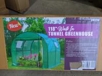 118 Inch Walk in Tunnel Greenhouse