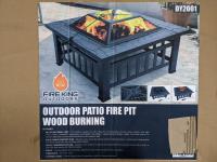 32 Inch X 32 Inch Outdoor Wood Burning Fire Pit