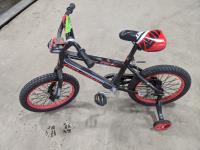 Deviant Childrens Bike with Training Wheels