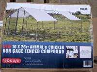 10 Ft X 26 Ft Animal Fenced Compound