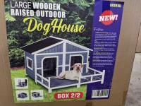 Wooden Outdoor Doghouse