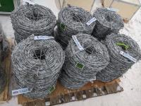 (12) 1320 Ft Rolls of Barbed Wire