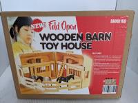 Wooden Barn Toy House