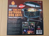 36 Inch Outdoor Fire Pit 