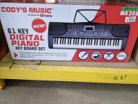 Codys Music 61 Key Digital Keyboard