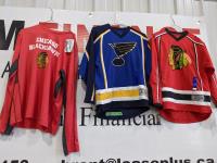 (2) Youth Hockey Jerseys and Hockey Shirt