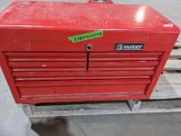 Husky Tool Box with Misc Tools