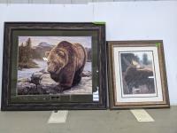 (2) Wildlife Pictures with Certificates of Authenticity