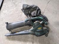 Yardworks Electric Leaf Blower with Vacuum Attachment