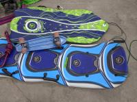 (3) Sleds and Penny Board