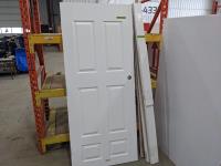(3) 34 Inch X 80 Inch Interior Doors with Jambs