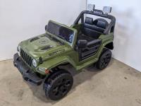 2022 DK-VN-159 Childs 12V Ride-On Green Jeep 