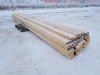 500 Bft of 2 Inch X 6 Inch X 16 Ft Spruce Rough Cut Lumber