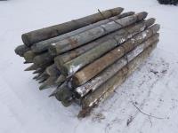Approximately (40) 4-5 Inch X 8 Ft Posts