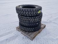 (4) Grizzly 11R24.5 Truck Tires