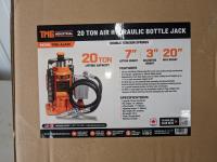 TMG Industrial TMG-AJA20 20 Ton Air Hydraulic Bottle Jack