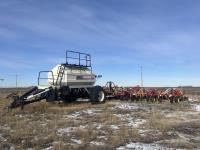 2004 Bourgault 5710 47 Ft Air Drill w/ Tow Between 5350 Cart