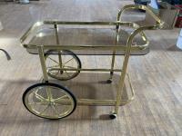 Antique Glass Tea Cart 