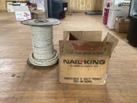 (2) Boxes of Nails w/ Spool of Cable 