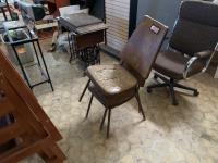 (2) Leather Chairs 