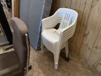 (6) Plastic Chairs 