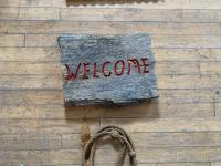 Wooden Welcome Sign 