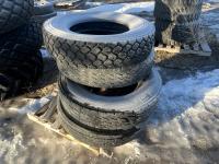 (4) 11R24.5 Tires 