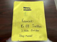 Kawasaki KE 100 Trail Boss Dirt Bike Manual 