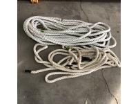 1-1/4 Inch X 90 Ft (±) Rope and 1 Inch X 25 Ft (±) Rope