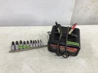 Motomaster Battery Charger and Proto 6 mm-9 mm 1/2 Inch Allen Sockets