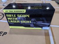 Rifle Scope with Laser Sight