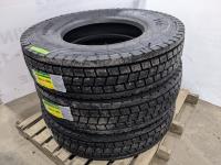 (3) Grizzly 11R22.5-16Pr Tires