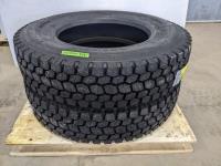 (2) Grizzly BD758 11R24.5 and Grizzly MVR 11R24.5 Tires