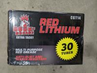 Case of Red Lithium Grease