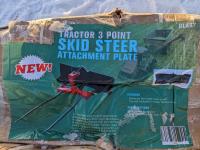 3 Point Hitch Plate - Skid Steer Attachment 