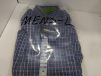 Mens Size Large Long Sleeve Dress Shirt