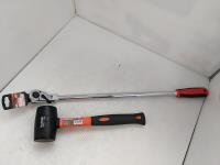 Harden 1/2 Inch Ratchet and Rubber Mallet