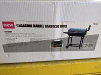 Charcoal Barrel BBQ Grill