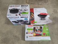  Rock Heritage 14 Piece Cookware, Master Chef BBQ and Coleman Quick Bed 