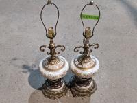 (2) Vintage Lamps 